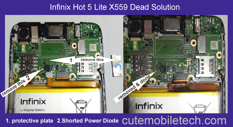 Infinix Hot 5 Lite X559 Power Problem Solution